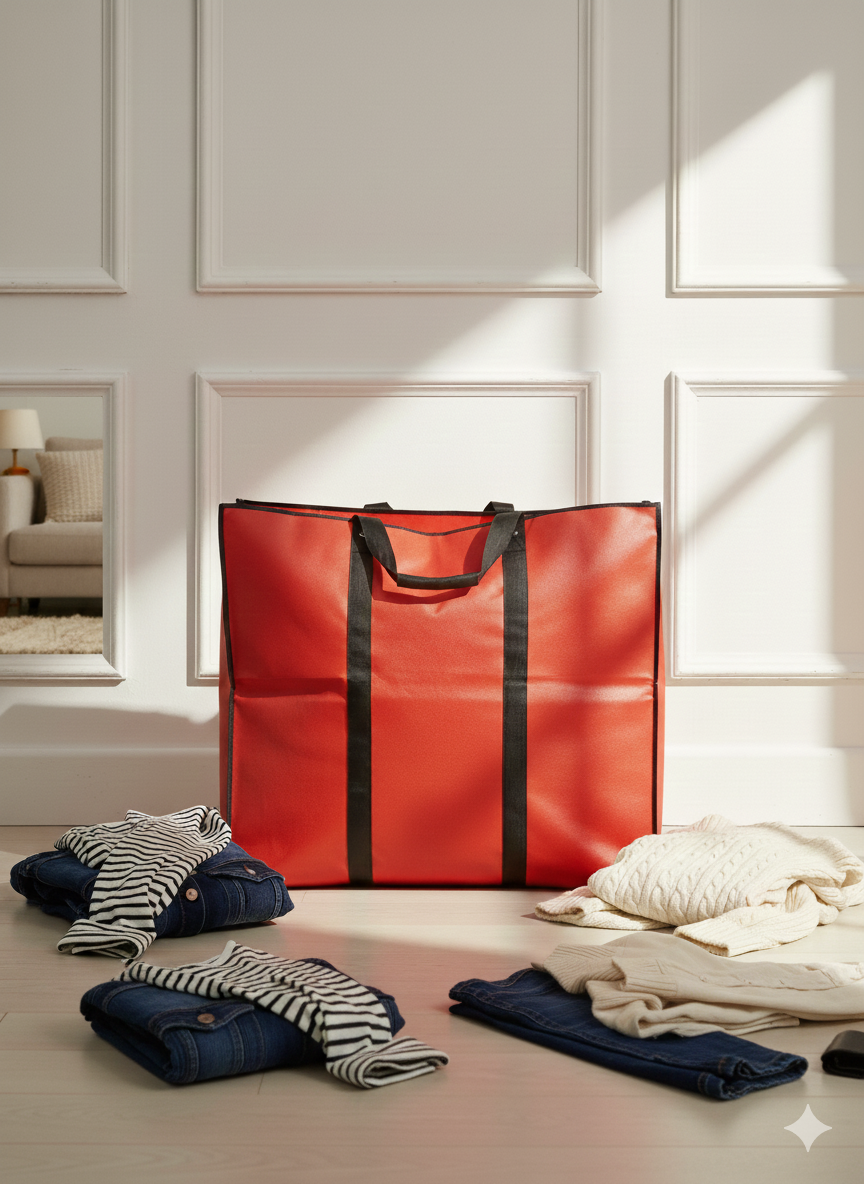 Extra Large Under-Bed Storage Bag – Strong Fabric